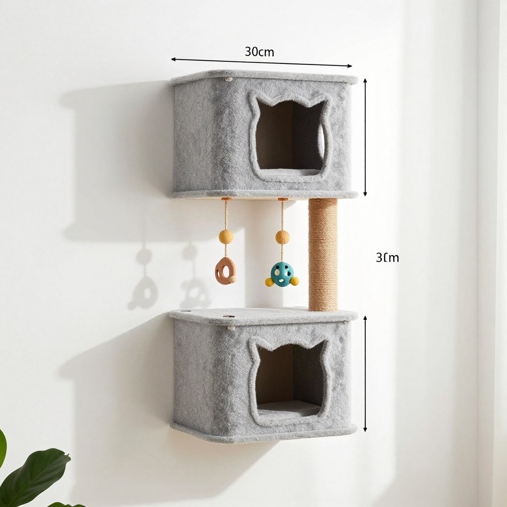 Mid-size wall condo with activity features