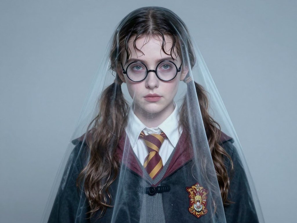 Moaning Myrtle ghost DIY costume