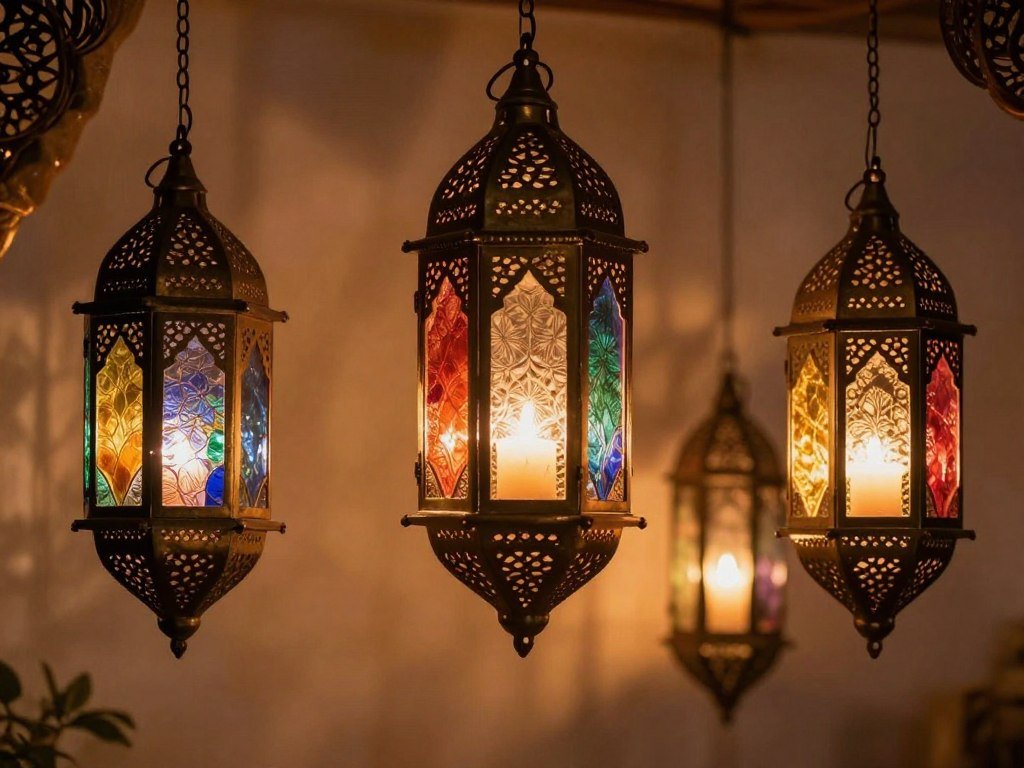 Moroccan lanterns wedding decoration