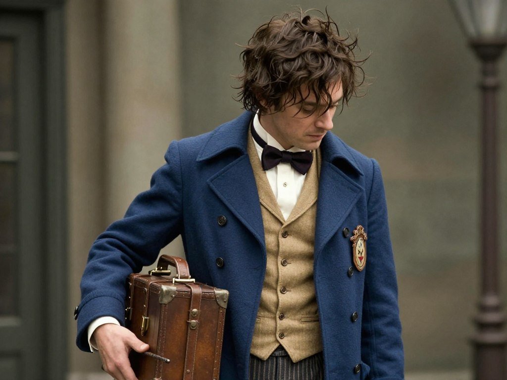 Newt Scamander DIY costume vintage style