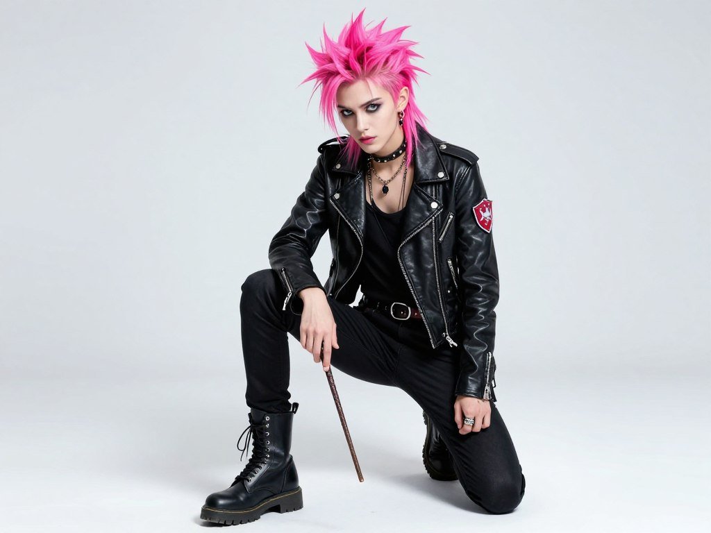 Nymphadora Tonks DIY costume pink hair