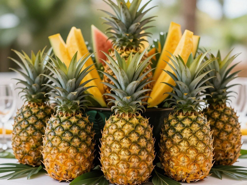 Pineapple wedding decorations