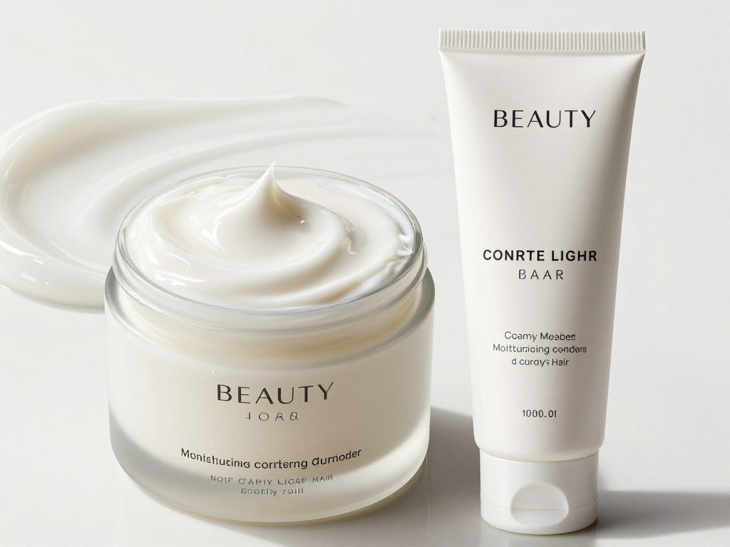 Rich moisturizing conditioner for curly hair
