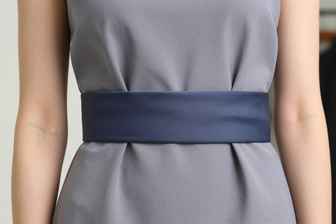 Scarf as belt alternative