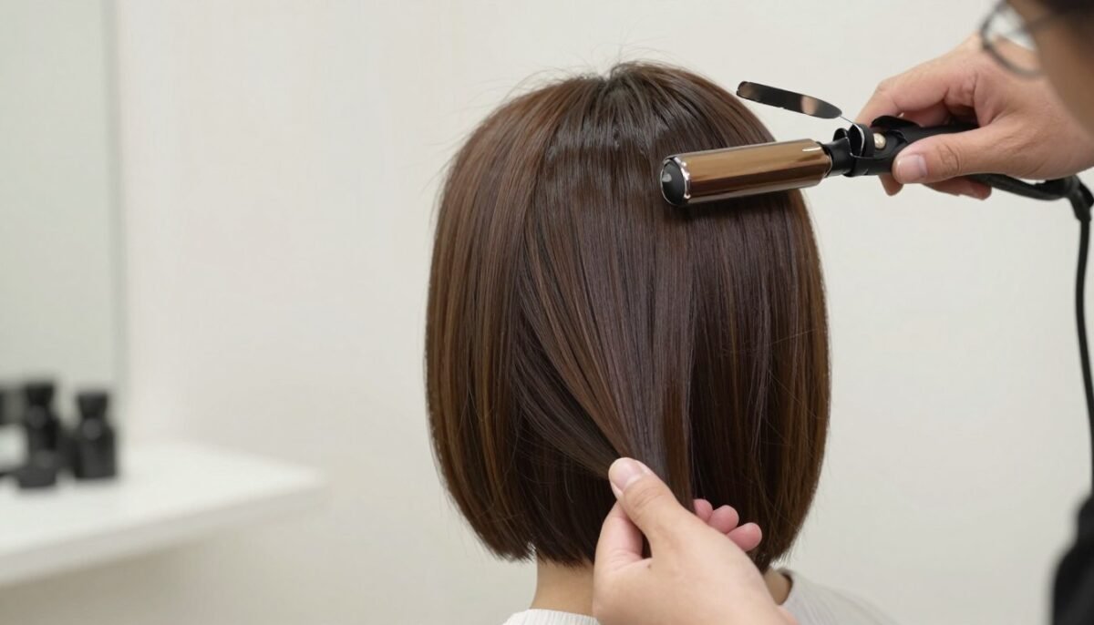 Sleek straight bob styling tutorial for women over 60