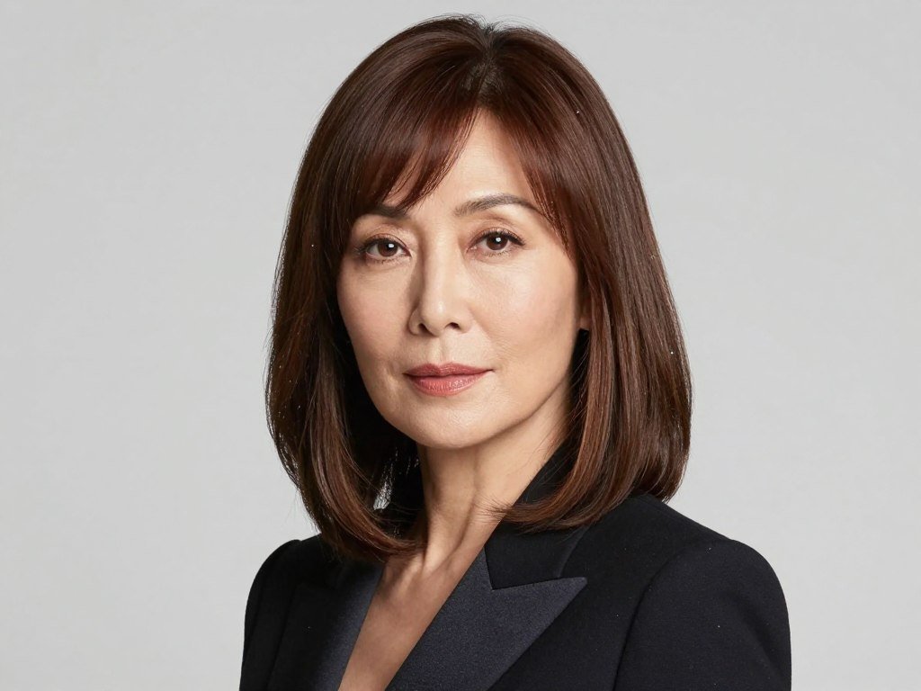 Sophisticated bang styles for mature women