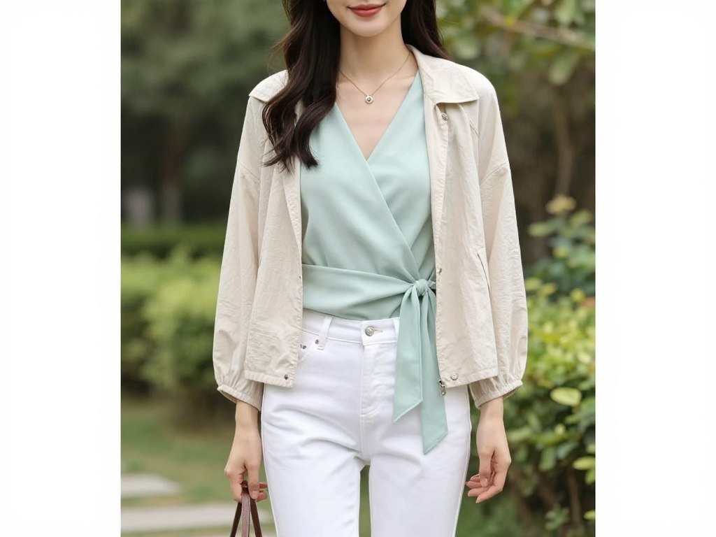 Spring outfit for large bust