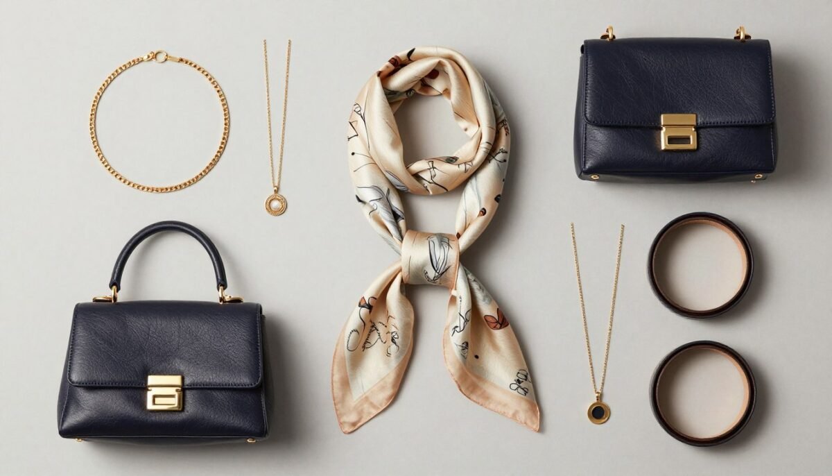 Various accessories arranged stylishly Various accessories arranged stylishly