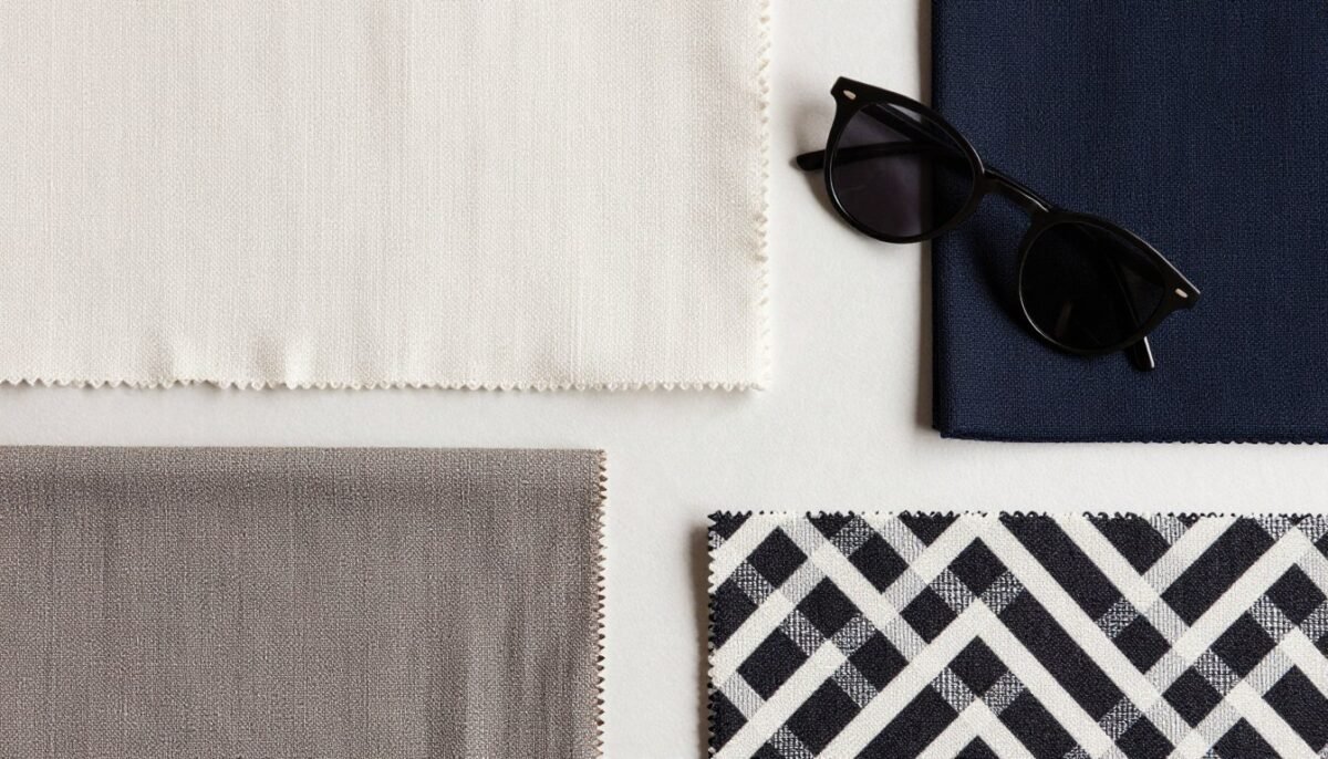 Various fabric textures and patterns suitable for broad shoulders and large bust Various fabric textures and patterns suitable for broad shoulders and large bust