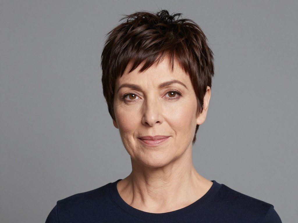 Versatile pixie hairstyle for oval face shape