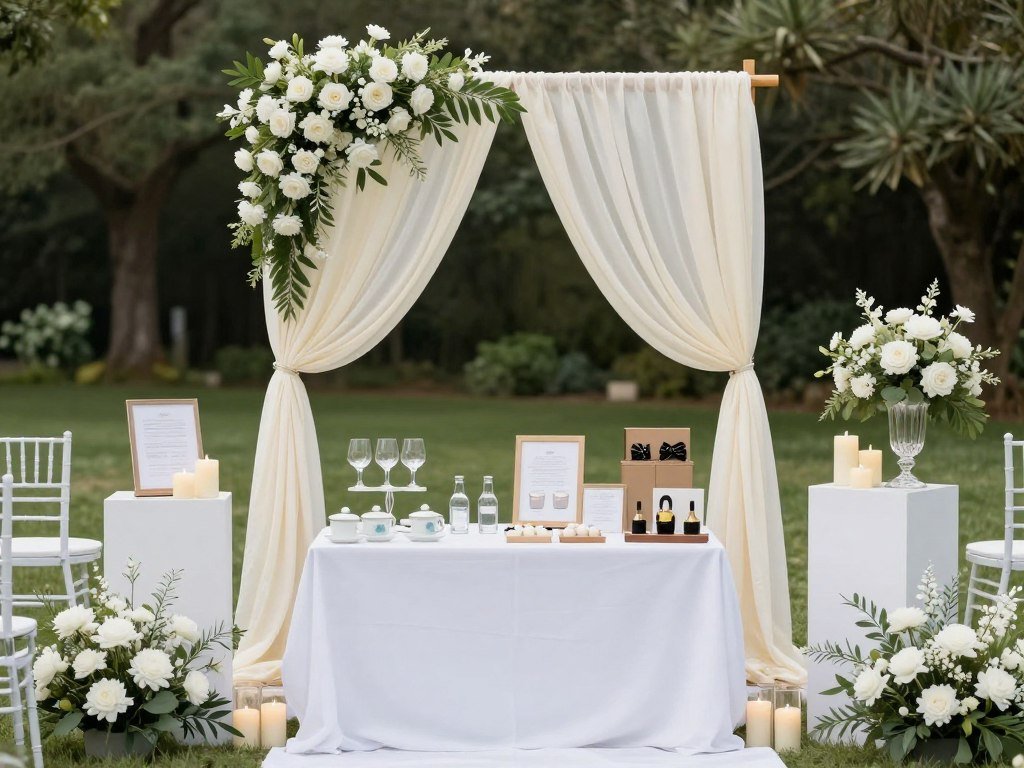 Wedding ceremony decorations collection