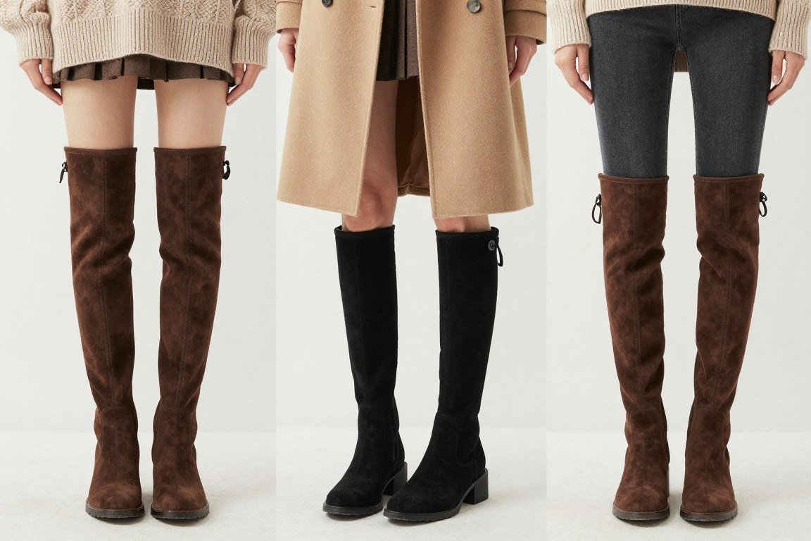 Winter boots with outfit