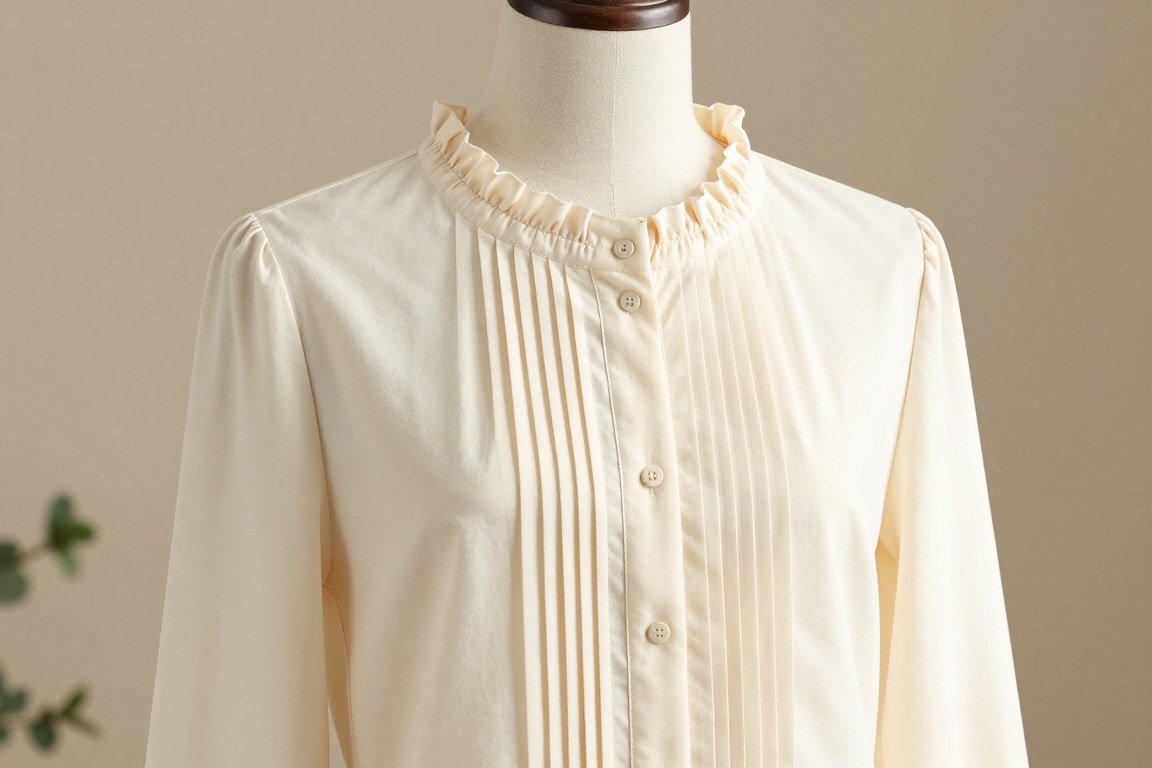 Work-appropriate blouse with detail