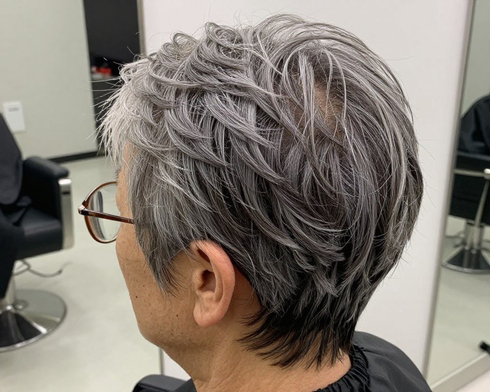 choppy pixie with heavily textured layers