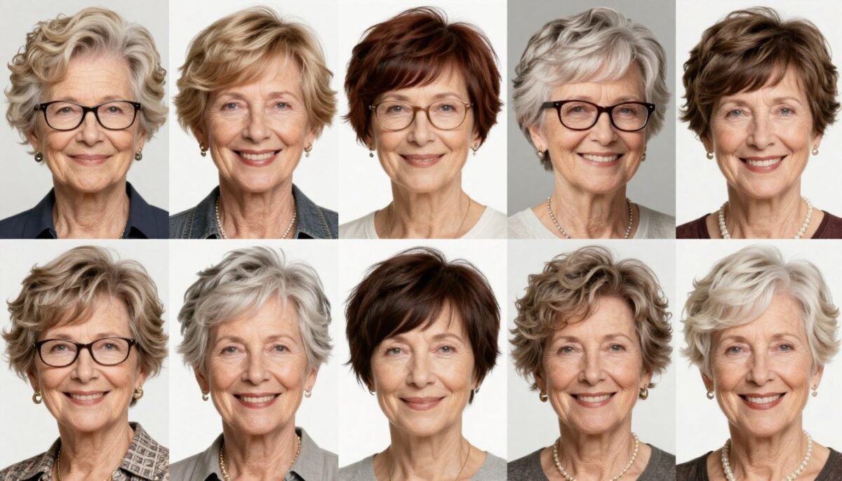 collection of beautiful short hairstyles for women over 70
