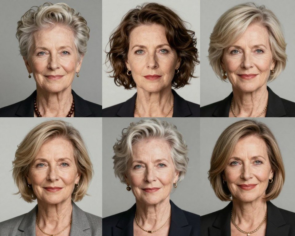 diverse short hairstyles showing different personalities
