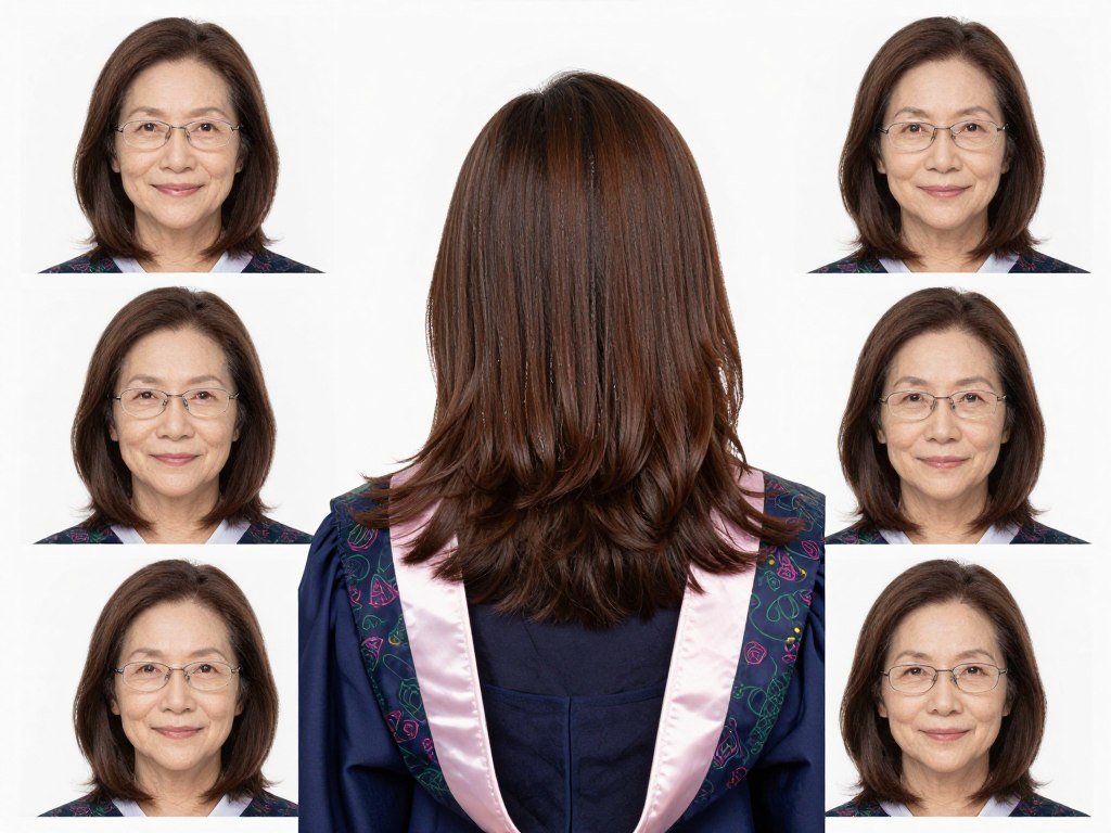 graduated bob with stacked layers for fullness