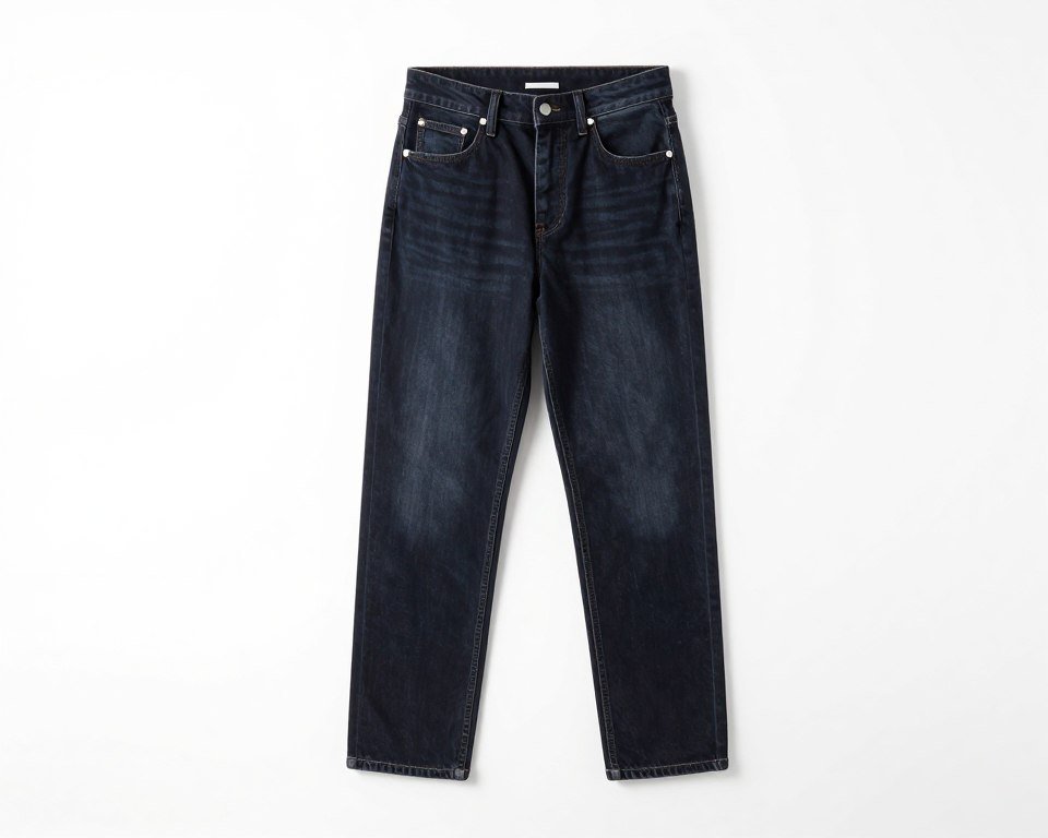 high-rise jeans product showcase
