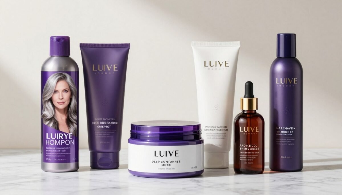 premium hair care products for mature gray hair
