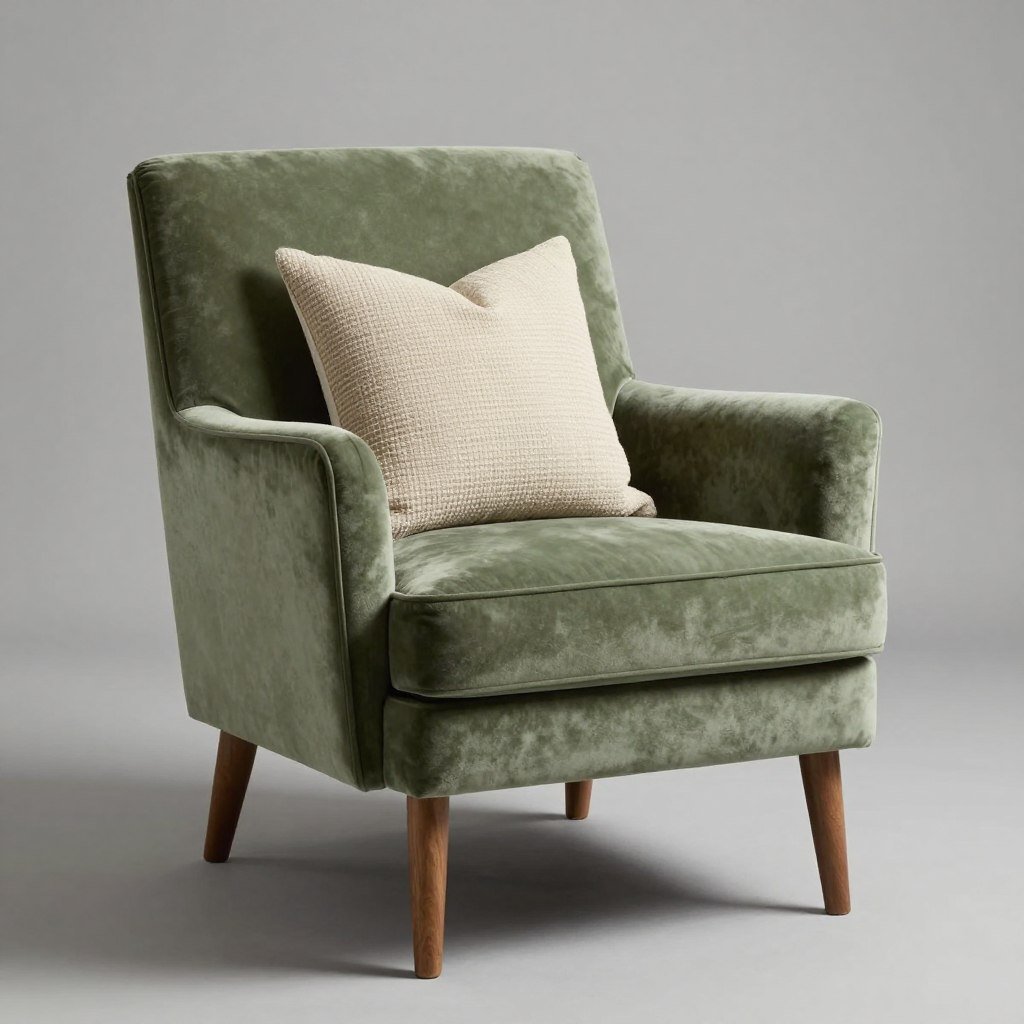 sage green accent chair product