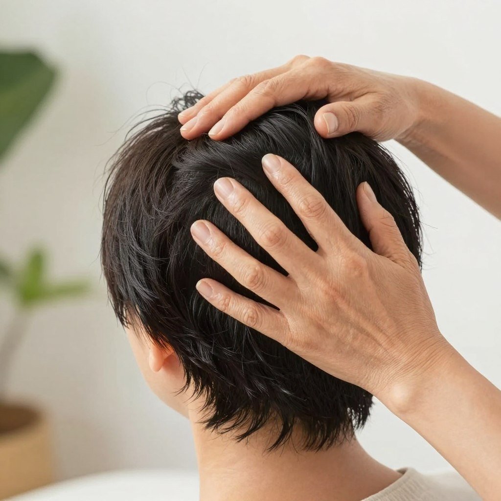 scalp massage for hair health