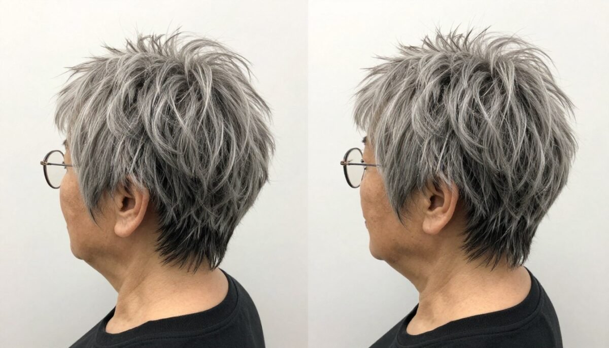 shaggy pixie with complete texturizing for volume