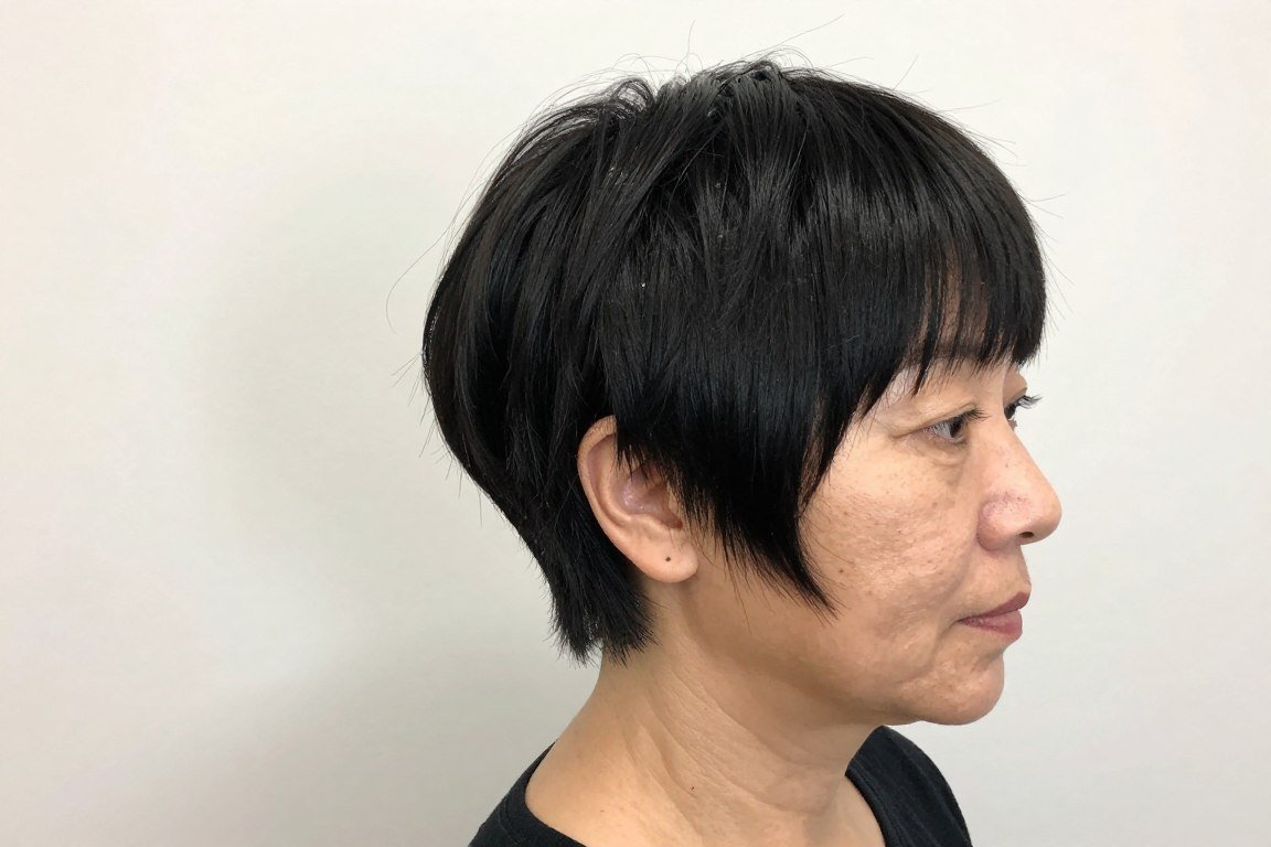 short cut with long side fringe