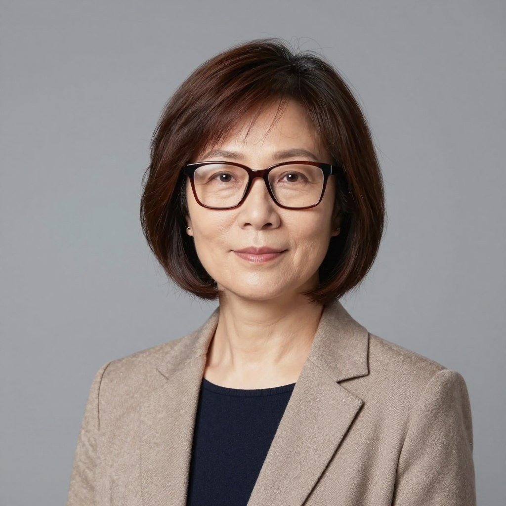 wide voluminous bob for long face with wide frames