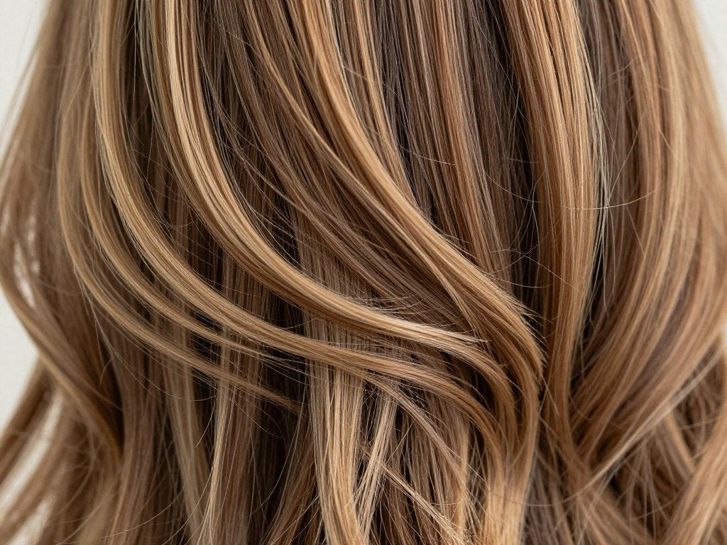 Close-up showing dimensional color in layers