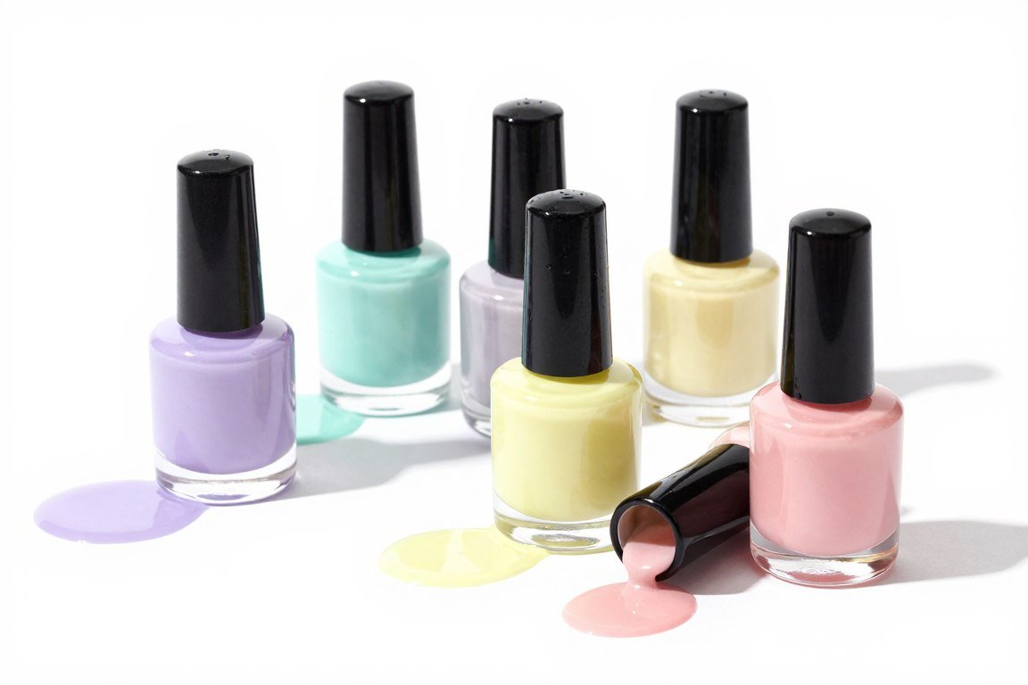 Pastel summer gel polish set