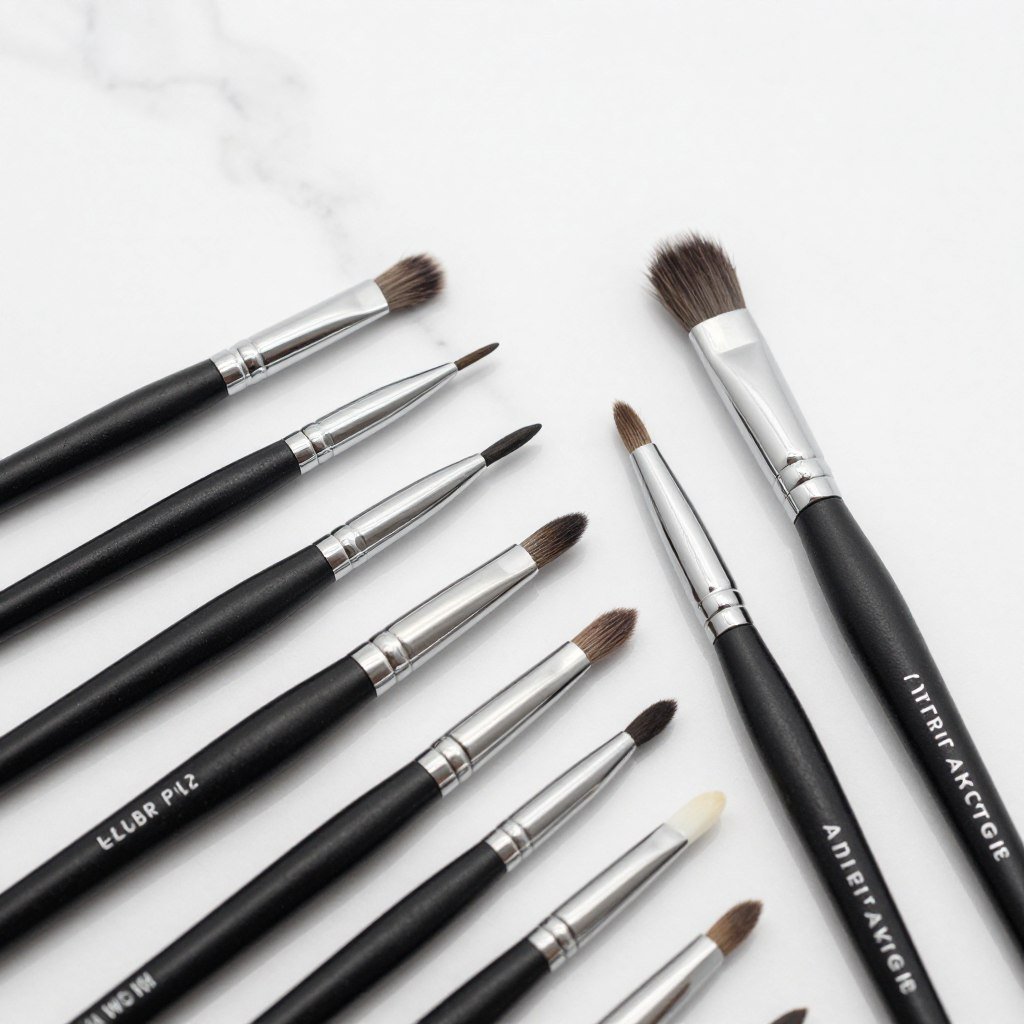 Professional nail art brush set for detailed designs