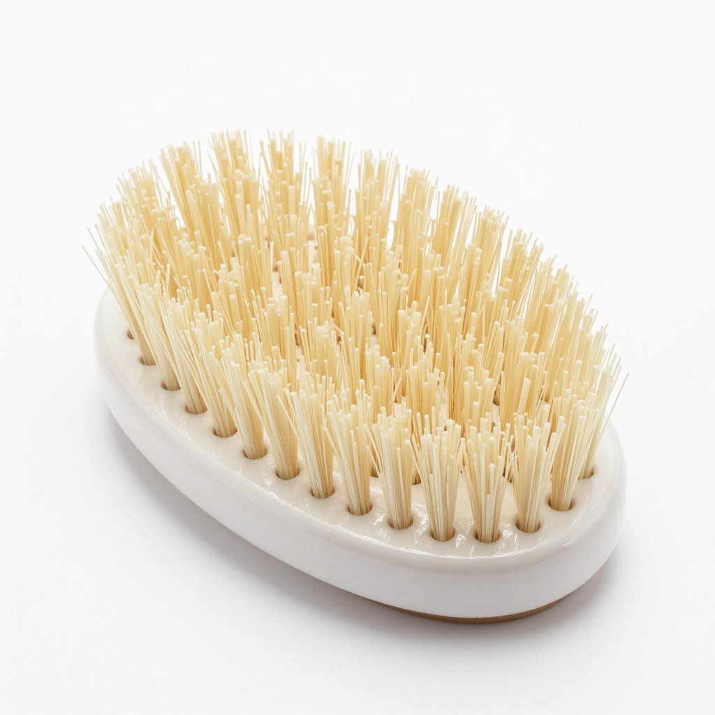 Professional round brush for styling layered bobs
