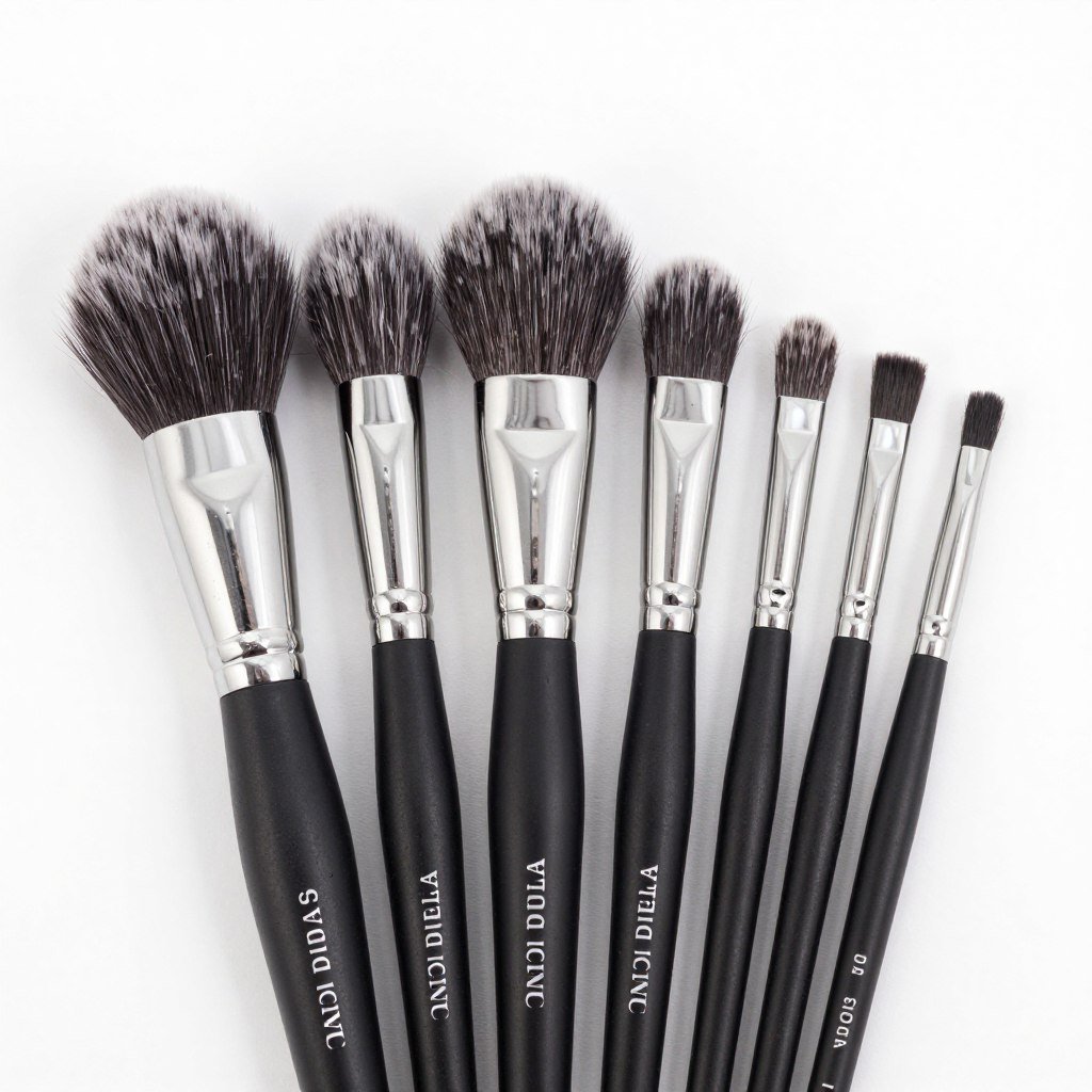 Round brushes in various sizes