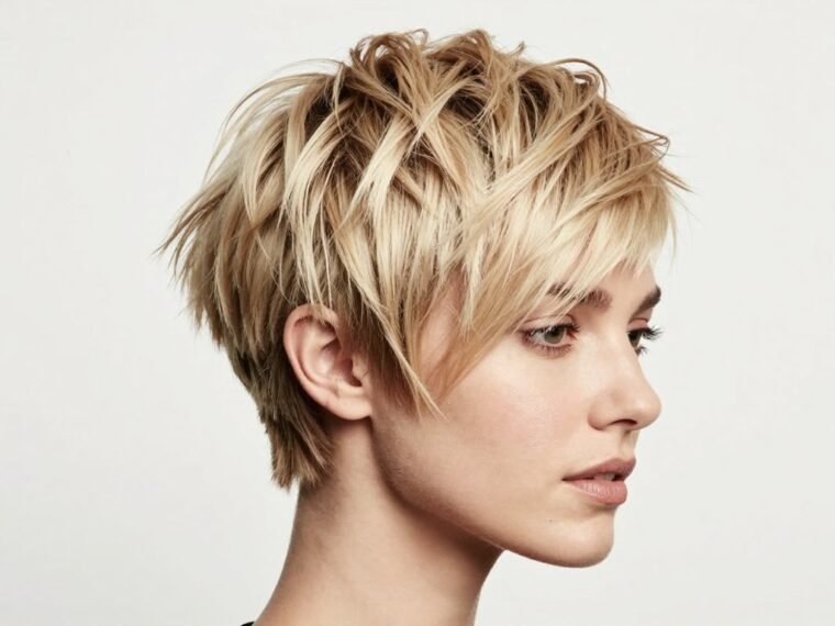 Short pixie haircuts for thin fine hair showcasing volume and texture