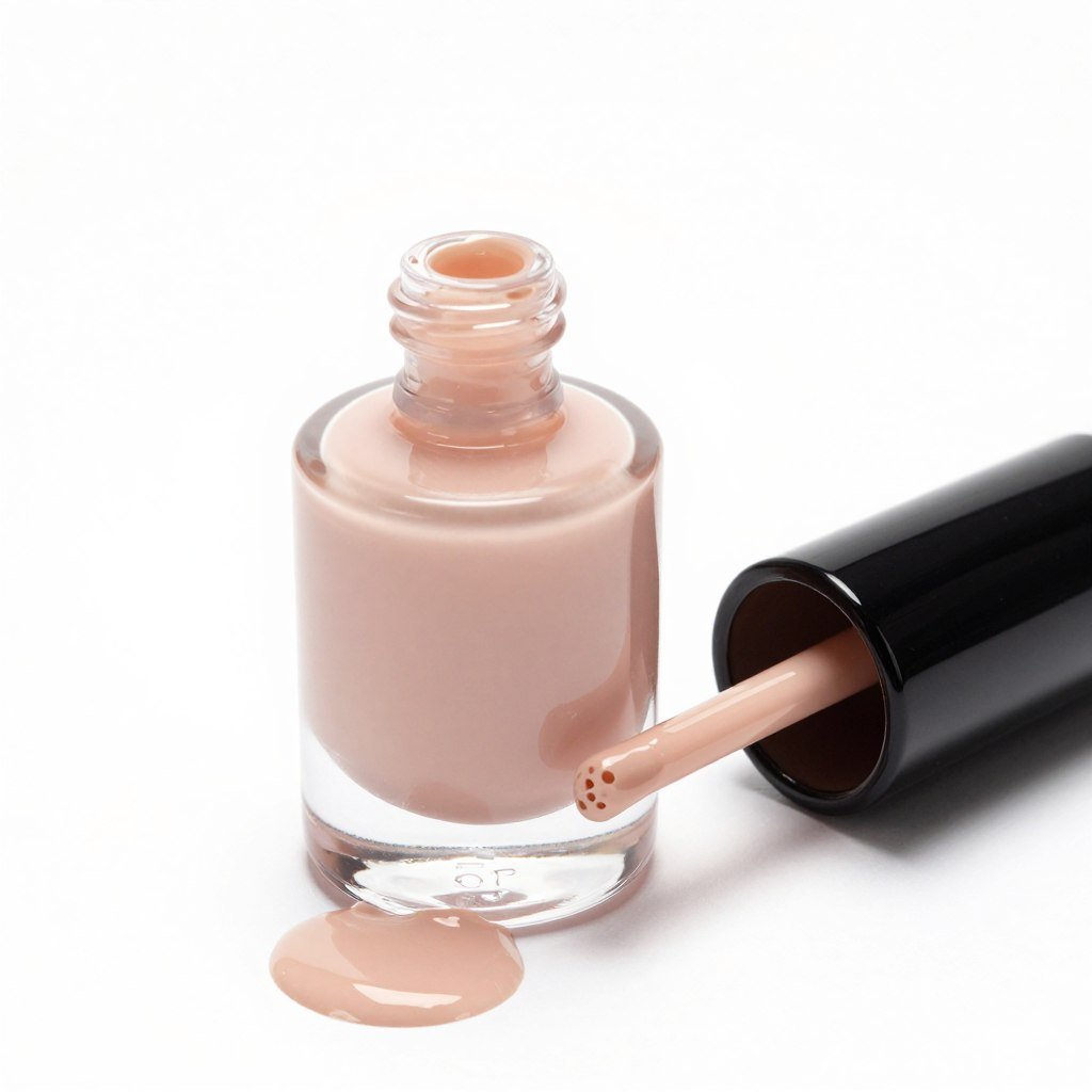 Top coat nail polish for sealing swirl designs