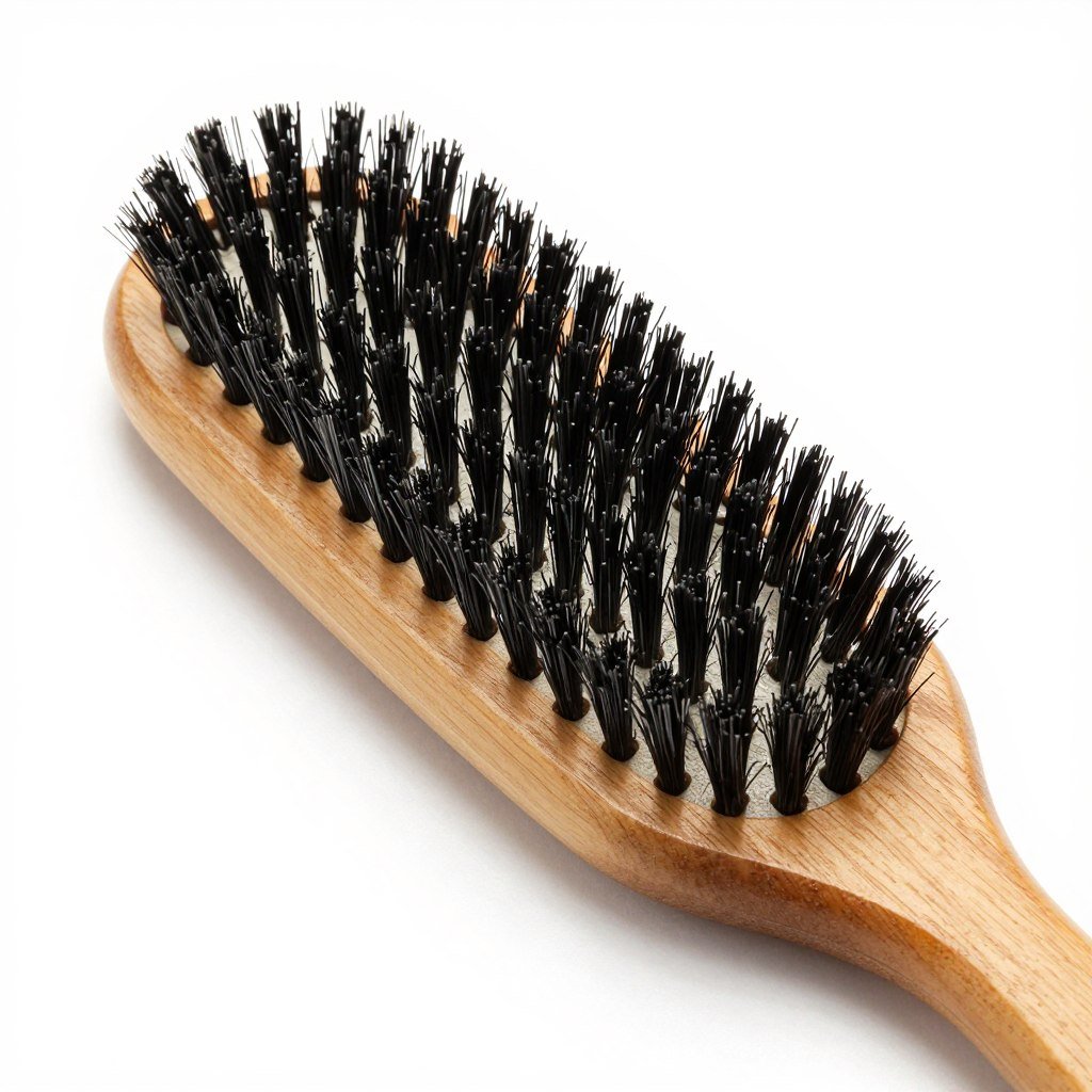 boar bristle brush for mature hair and choppy bob