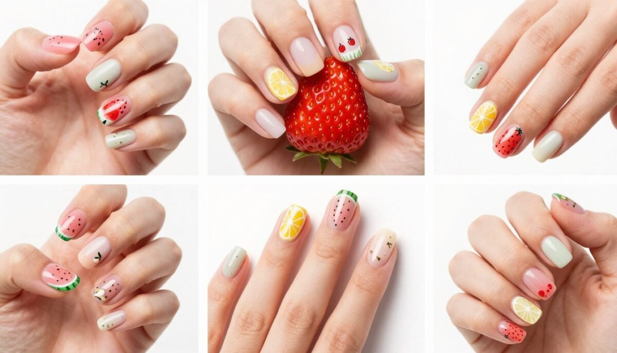 fruit inspired summer nail designs fruit inspired summer nail designs