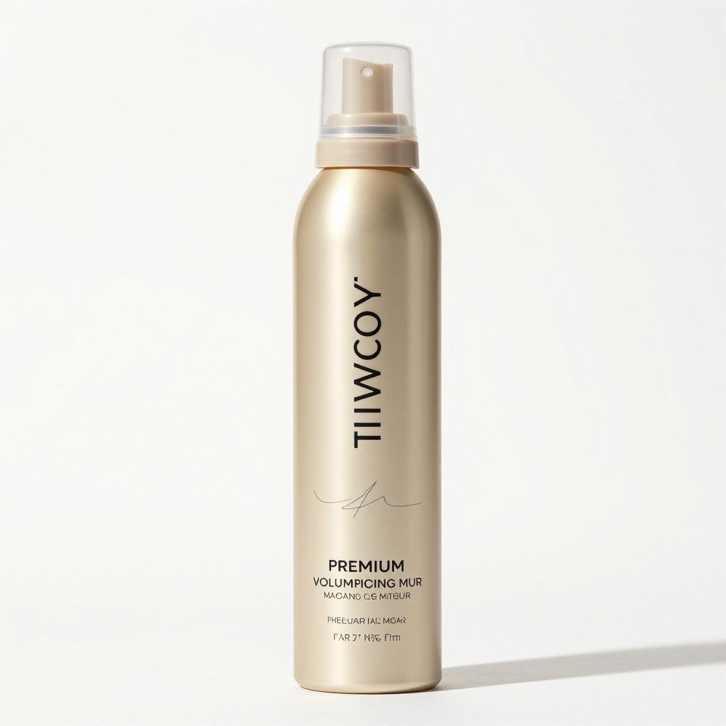 volumizing mousse product for choppy bob styling