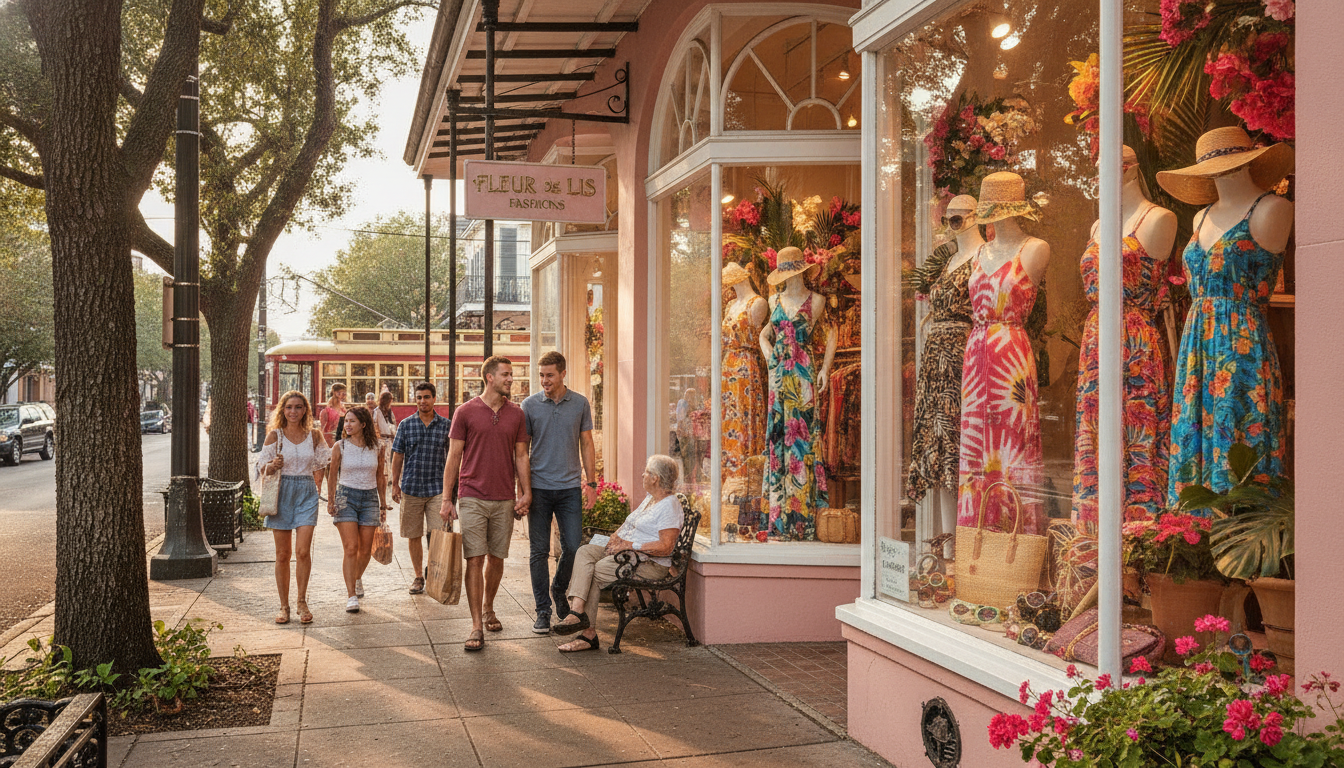 New Orleans boutique shopping on Magazine Street