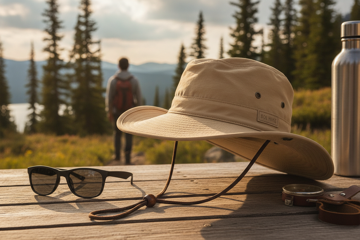 wide brimmed sun hat for hiking sun protection