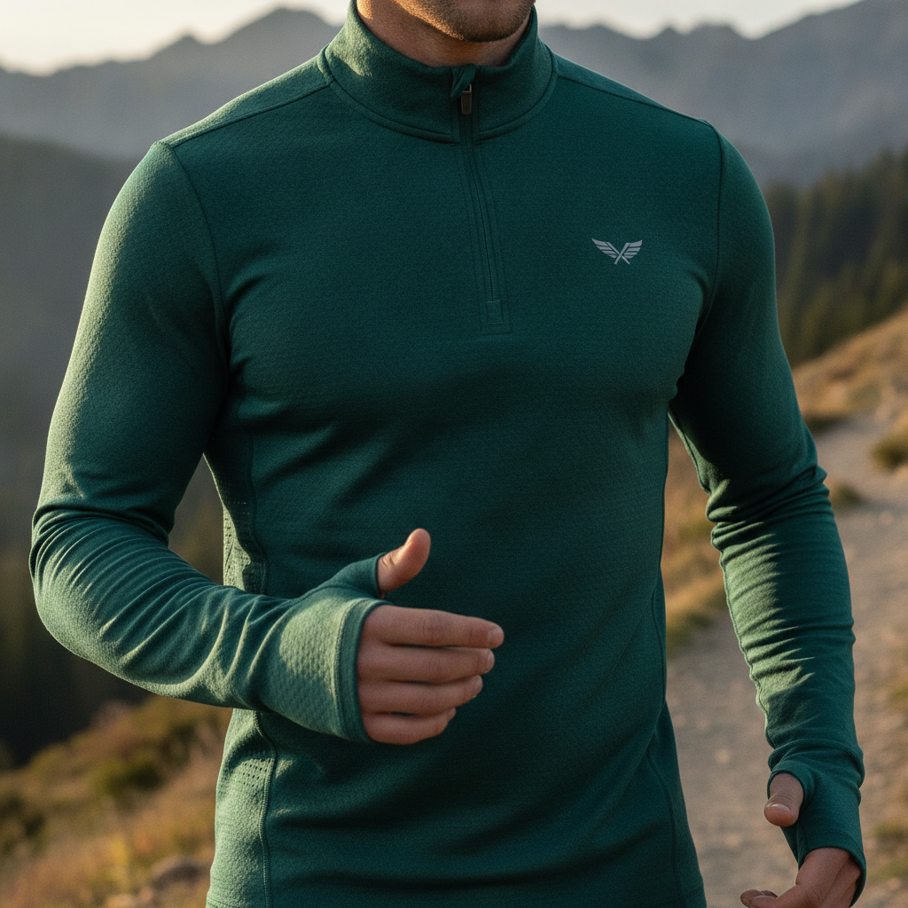 long sleeve hiking base layer shirt