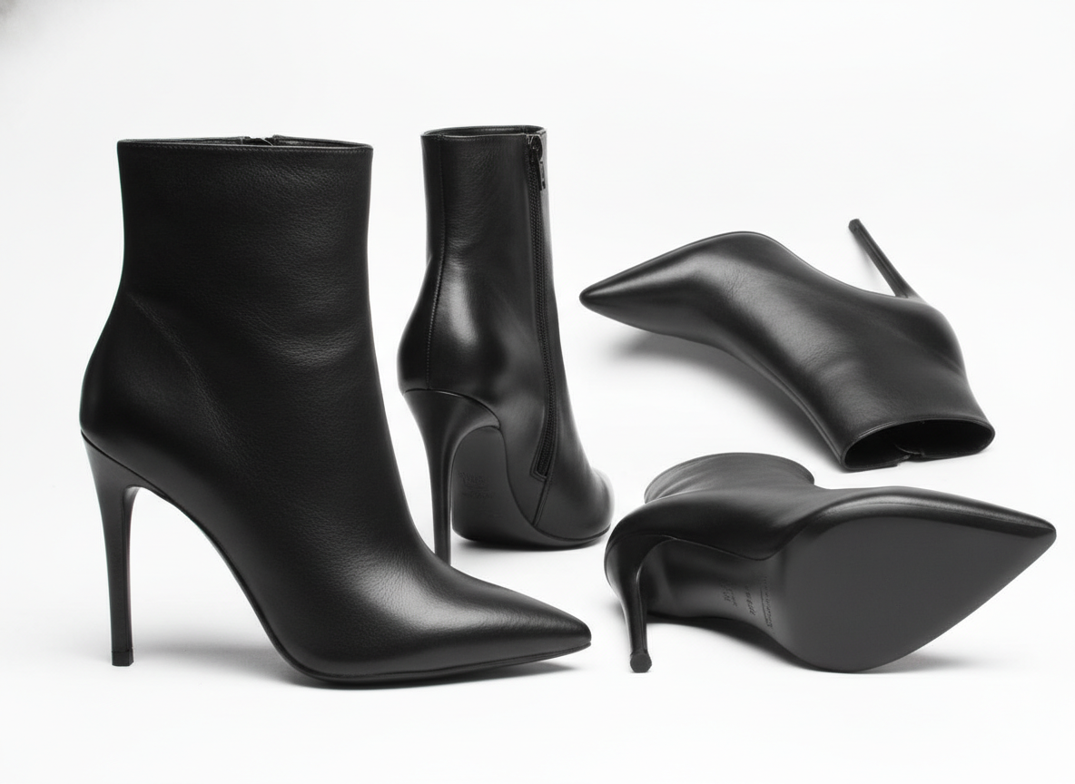 black heeled boots for bar outfits
