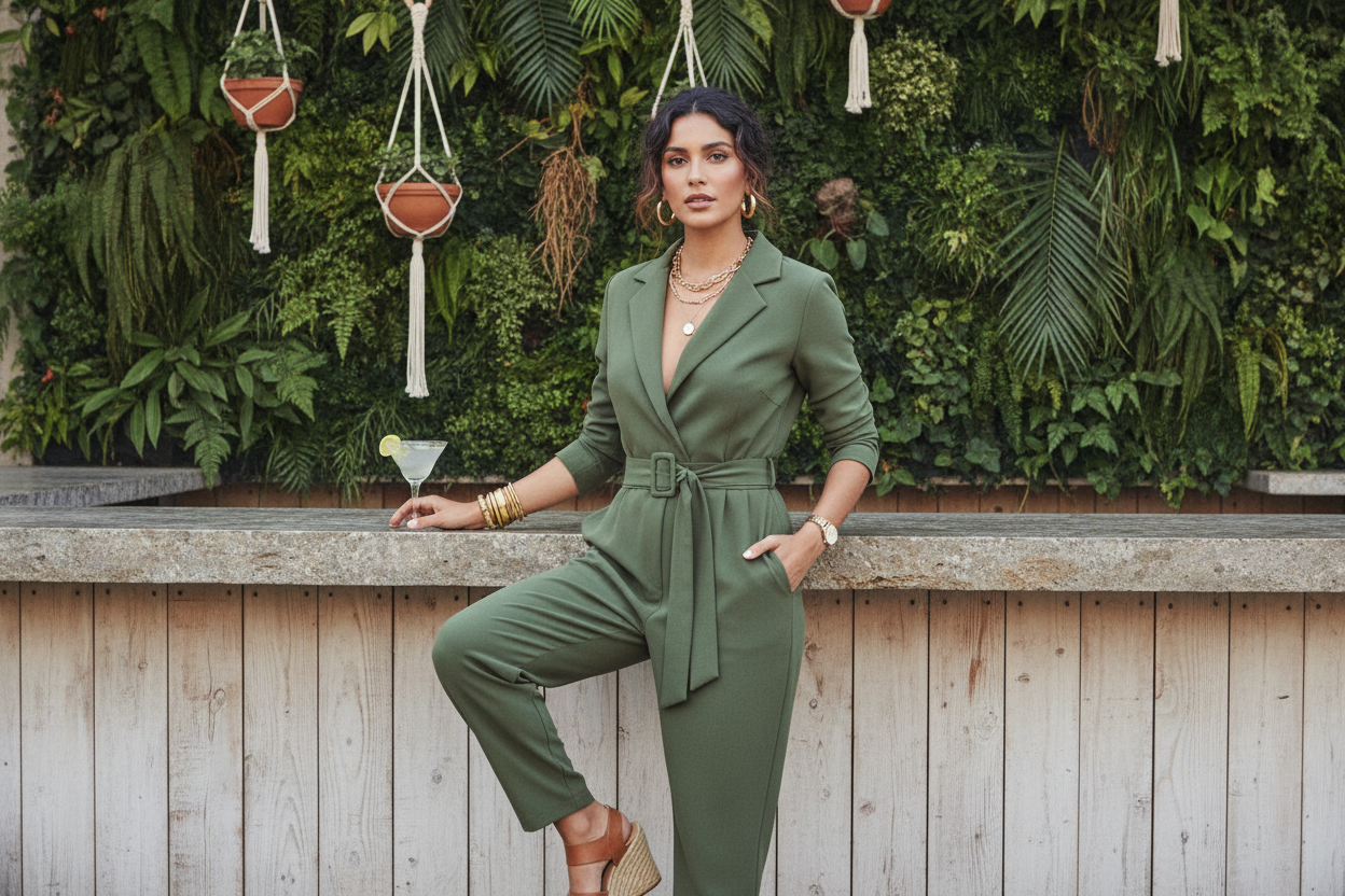 spring jumpsuit bar outfit