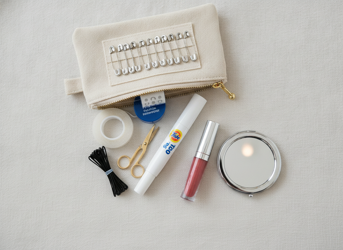 Party emergency kit essentials for 90s outfit maintenance