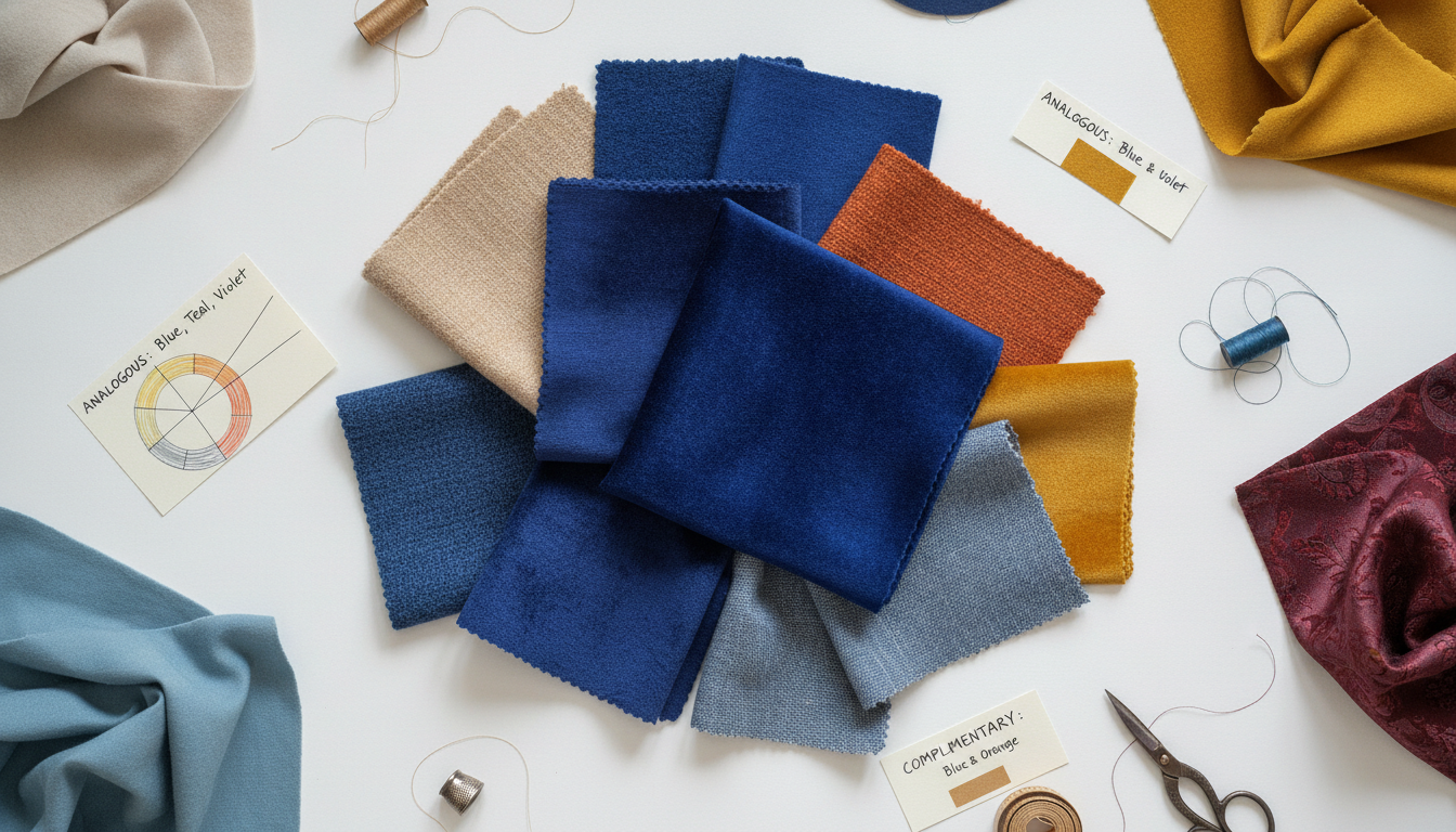 royal blue color combinations and styling pairings