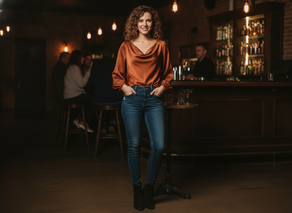 appropriate bar outfit for venue type